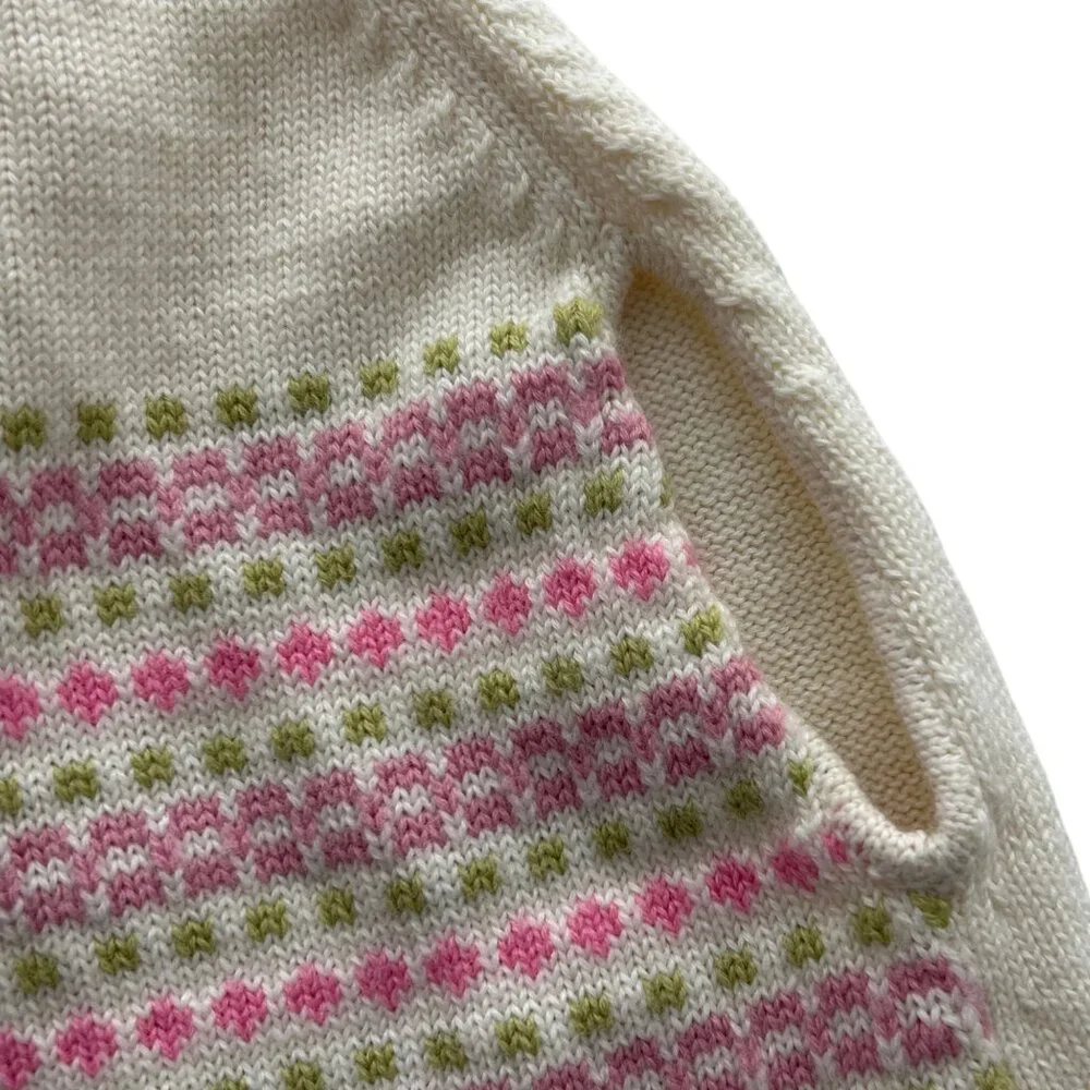Goodbaby Wool Blend Ballet Embroidered‎ Knit Sweater Poncho (12-18 months)
